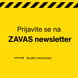 Prijava na newsletter ZAVAS