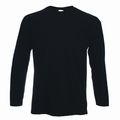MAJICA DUGIH RUKAVA VALUEWEIGHT T CRNA FRUIT OF THE LOOM MAJICA DUGIH RUKAVA