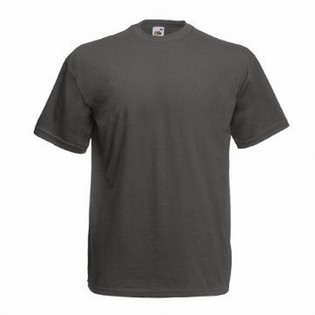 MAJICA KRATKIH RUKAVA WEIGHT-T GRAFITNO-SIVA FRUIT OF THE LOOM MAJICA KRATKIH 106702