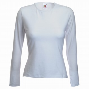 MAJICA DUGIH RUKAVA CREW NECK T BIJELA FRUIT OF THE LOOM MAJICA DUGIH RUKAVA 110601