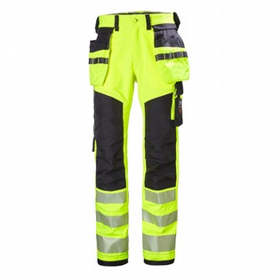 HLAČE HH CONSTRUCTION 77472 HI-VIS FLUO. ŽUTE TAMNOSIVE HELLY HANSEN WORKWEAR HLAČE HH 125668