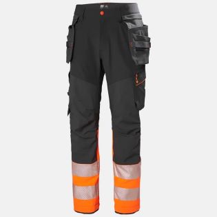 HLAČE HH 77500 ICU BRZ CL1 HI-VIS NARANČASTE - TAMNO SIVE HELLY HANSEN WORKWEAR HLAČE HH 77500 ICU 128636