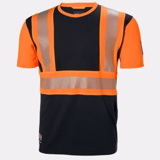 MAJICA KR HH 79271 ICU CL1 HI-VIS NARANČASTA-TAMNO SIVA HELLY HANSEN WORKWEAR MAJICA KR HH 79271 128645
