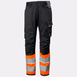 HLAČE HH 77513 UC-ME CL1 HI-VIS NARANČASTE-TAMNO SIVE HELLY HANSEN WORKWEAR HLAČE HH 77513 128647