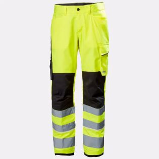 HLAČE HH 77514 UC-ME CL2 HI-VIS ŽUTE-TAMNO SIVE HELLY HANSEN WORKWEAR HLAČE HH 77514 128649