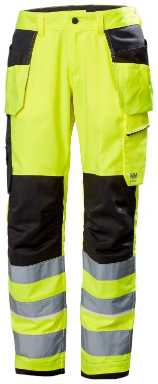 HLAČE HH 77512 UC-ME CL2 HI-VIS ŽUTE-TAMNO SIVE HELLY HANSEN WORKWEAR HLAČE HH 77512 128652