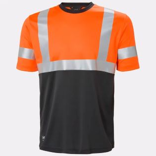 MAJICA KR HH 79254 ADDVIS CL1 HI-VIS NARANČASTA-TAMNO SIVA HELLY HANSEN WORKWEAR MAJICA KR HH 79254 128678