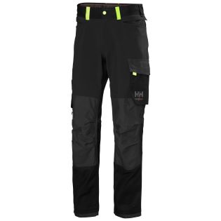 HLAČE HH 77395 OXFORD 4X CNCT, CRNO SIVE HELLY HANSEN WORKWEAR HLAČE HH 77395 129322